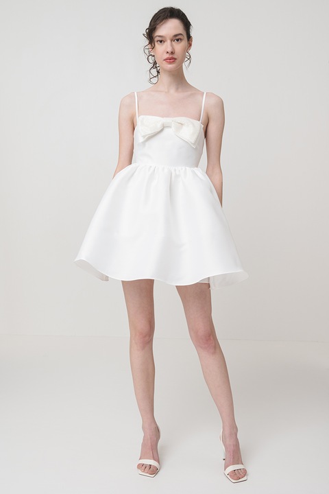 SELF-PORTRAIT, Къса рокля, Бял, XL