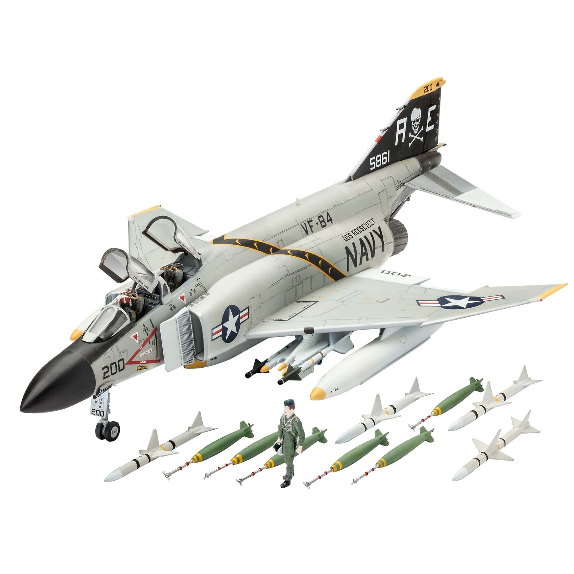 Set macheta Revell - Avion F-4J Phantom II - RV63941