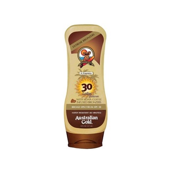 Protectie solara pentru corp Australian Gold SPF 30 Kona with Instant Bronzer 237ml Protectie solara pentru corp Australian Gold SPF 30 Kona with Instant Bronzer 237ml