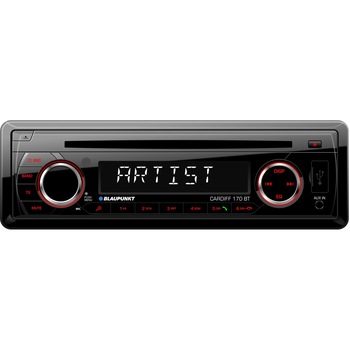 Player auto Blaupunkt Cardiff 170BT, 4X40W, CD, Radio, USB, SD, Bluetooth, Aux In, Telecomanda, RCA, Iluminare rosu Player auto Blaupunkt Cardiff 170BT, 4X40W, CD, Radio, USB, SD, Bluetooth, Aux In, Telecomanda, RCA, Iluminare rosu
