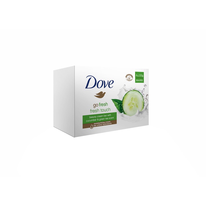 Sapun solid crema Dove Go Fresh Restore, 4 x 100 g