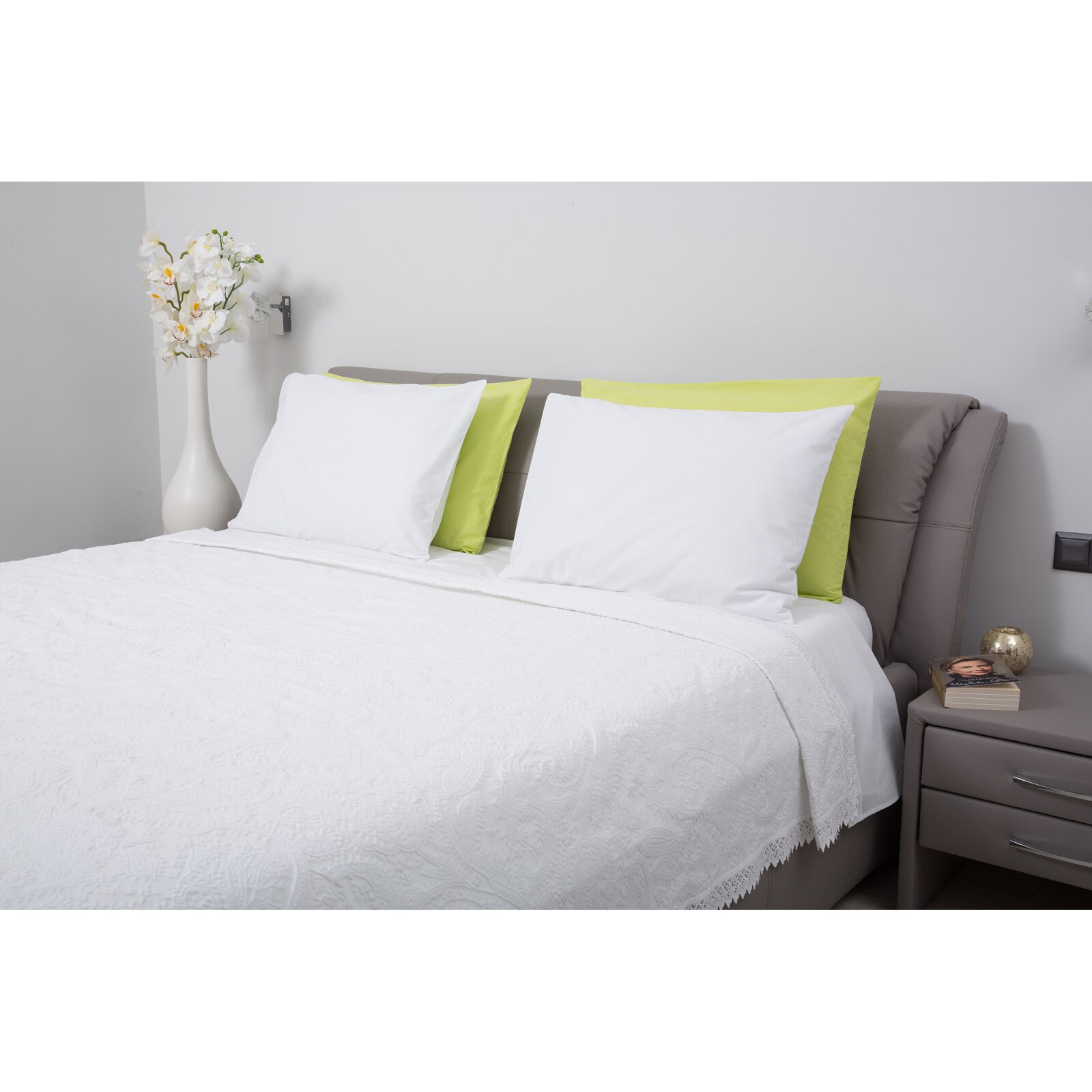 Set fete de perna Colenza din bumbac 100%, alb