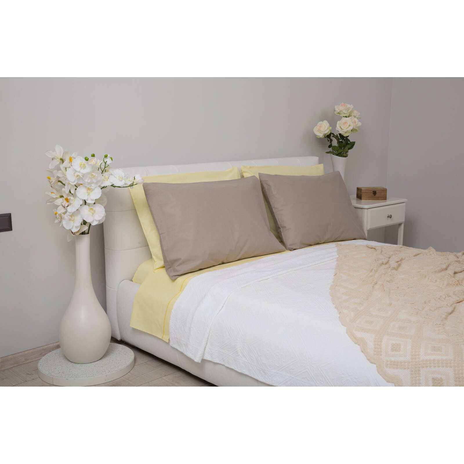 Set fete de perna Colenza din bumbac 100%, maro