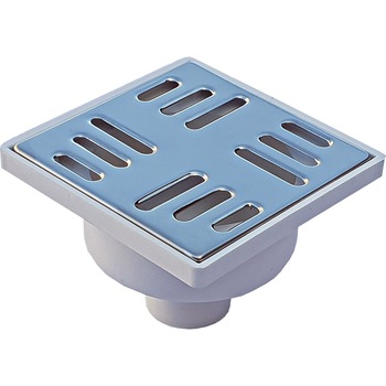 Sifon Pardoseala cu iesire verticala de 32, colector, cu gratar inox 100x100 Sifon Pardoseala cu iesire verticala de 32, colector, cu gratar inox 100x100