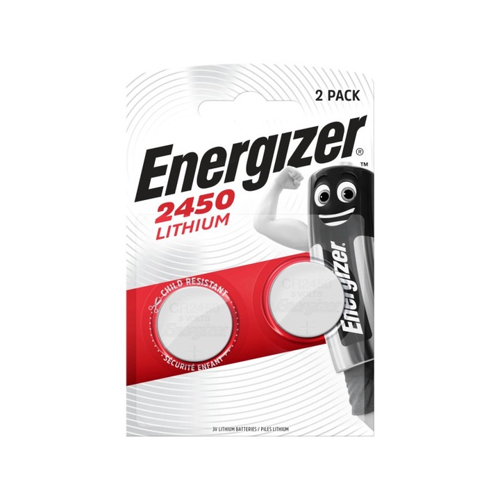 Energizer CR2450 lithium gombelem 2 darab