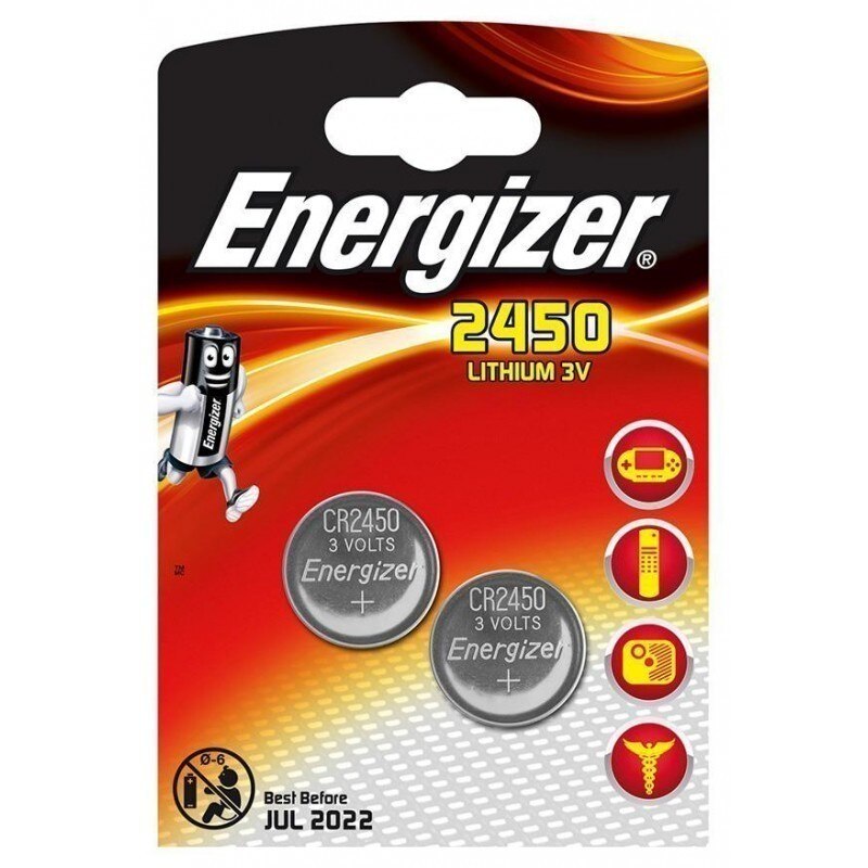 Baterie litiu ENERGIZER CR2450 3V 2buc/blister