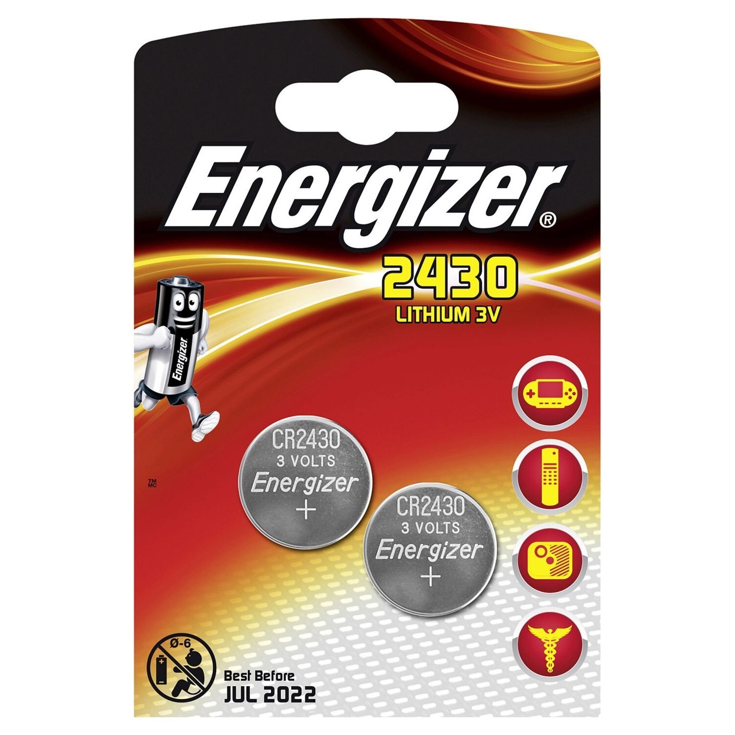 Baterie litiu ENERGIZER CR2430 3V 2buc/blister