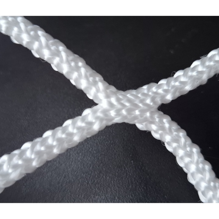 Set 2 plase porti handbal Competitie 3 m x 2 m, fir 5 mm cu plasa anti-shock