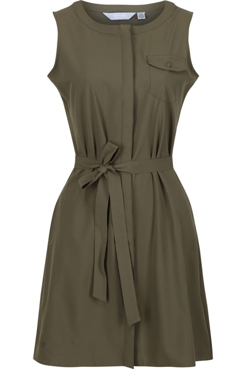 Női Highton Regatta ruha, szőlőlevél, Melange katonai zöld