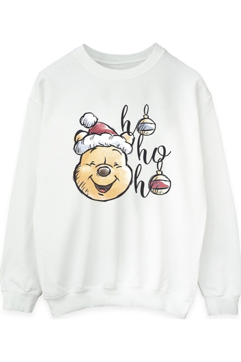 Дамски суитшърт Disney Ho Ho Ho, Бял, Бял