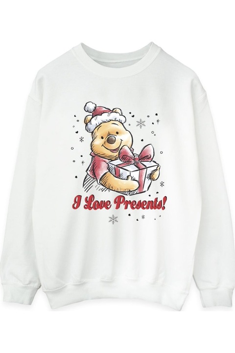 Disney Presents női kapucnis pulóver, fehér XL INTL