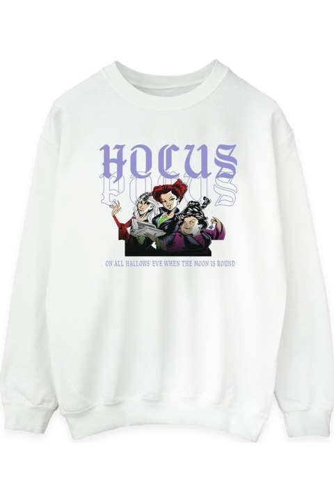 Disney Hocus Pocus Hallows Eve kapucnis női, fehér 2XL INTL