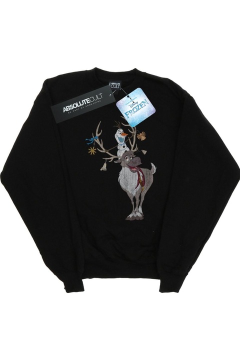 Disney Frozen kapucnis pulcsi, Fekete