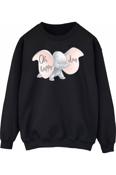 Дамски суичър Disney Happy Day, Черен, Черен