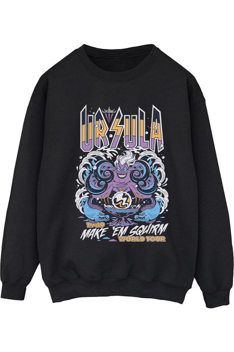 Disney Make Em Squirm kapucnis női, fekete M INTL