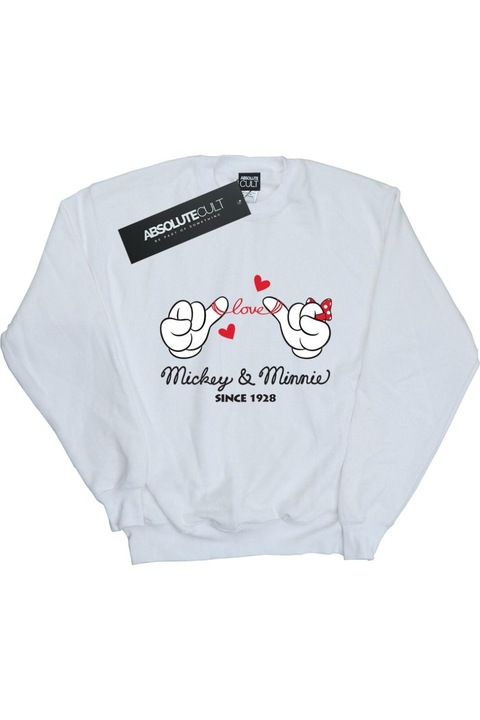 Disney női kapucnis pulóver, fehér S INTL