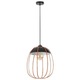 Lustra Svens 72034 Negru Mat / Portocaliu