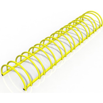 Suport stradal bicicleta cu 9 sloturi -model 0022-9 Galben Suport stradal bicicleta cu 9 sloturi -model 0022-9 Galben