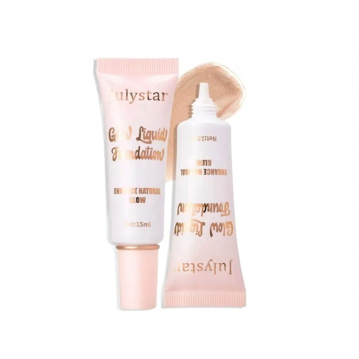 JULYSTAR korrektor, könnyű textúra, gyöngyházfényű, 15ml, 03