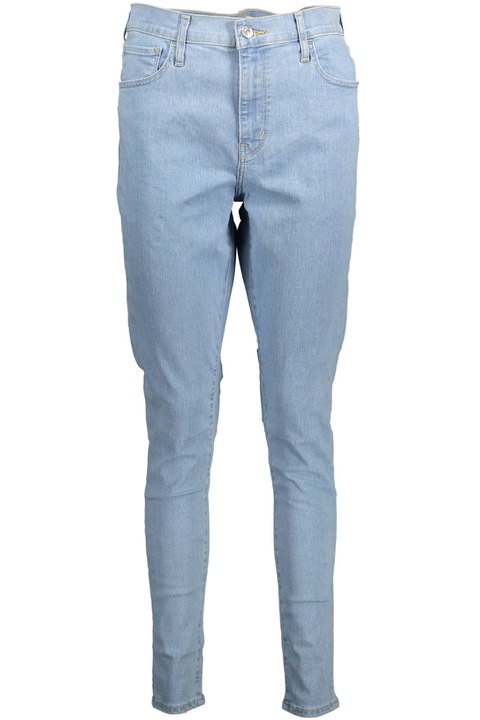 Дамски дънки, Levi's, деним, супер скини, 5 джоба, светло сини