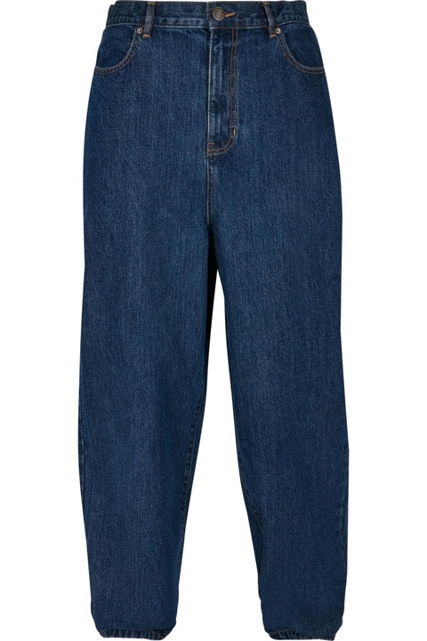 Urban Classics 90-es évek férfi farmernadrágja, közepesen mosott indigó, Melange indigókék