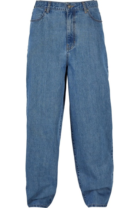 Urban Classics 90-es évek férfi farmernadrágja, mosott világoskék, Melange indigókék