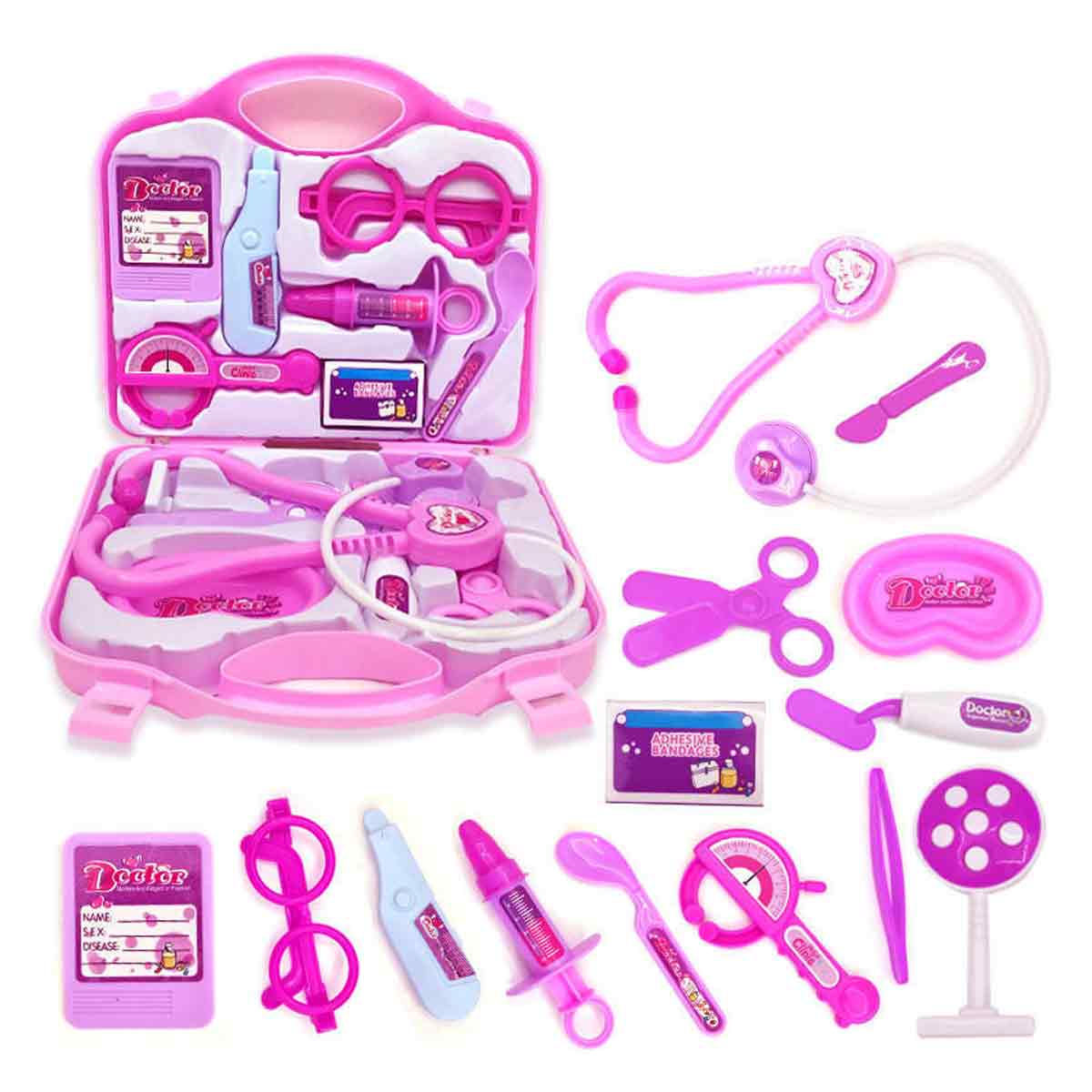 Set joaca doctor, Cozevdnt, jucarii medicale, 36x26cm, multicolor