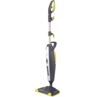 Aparat de curatat cu abur Hoover CAN1700R011, 1700 W, recipient 0.7l, Oprire automata, tija detasabila, adaptor covor, laveta lavabila, Gri/Galben