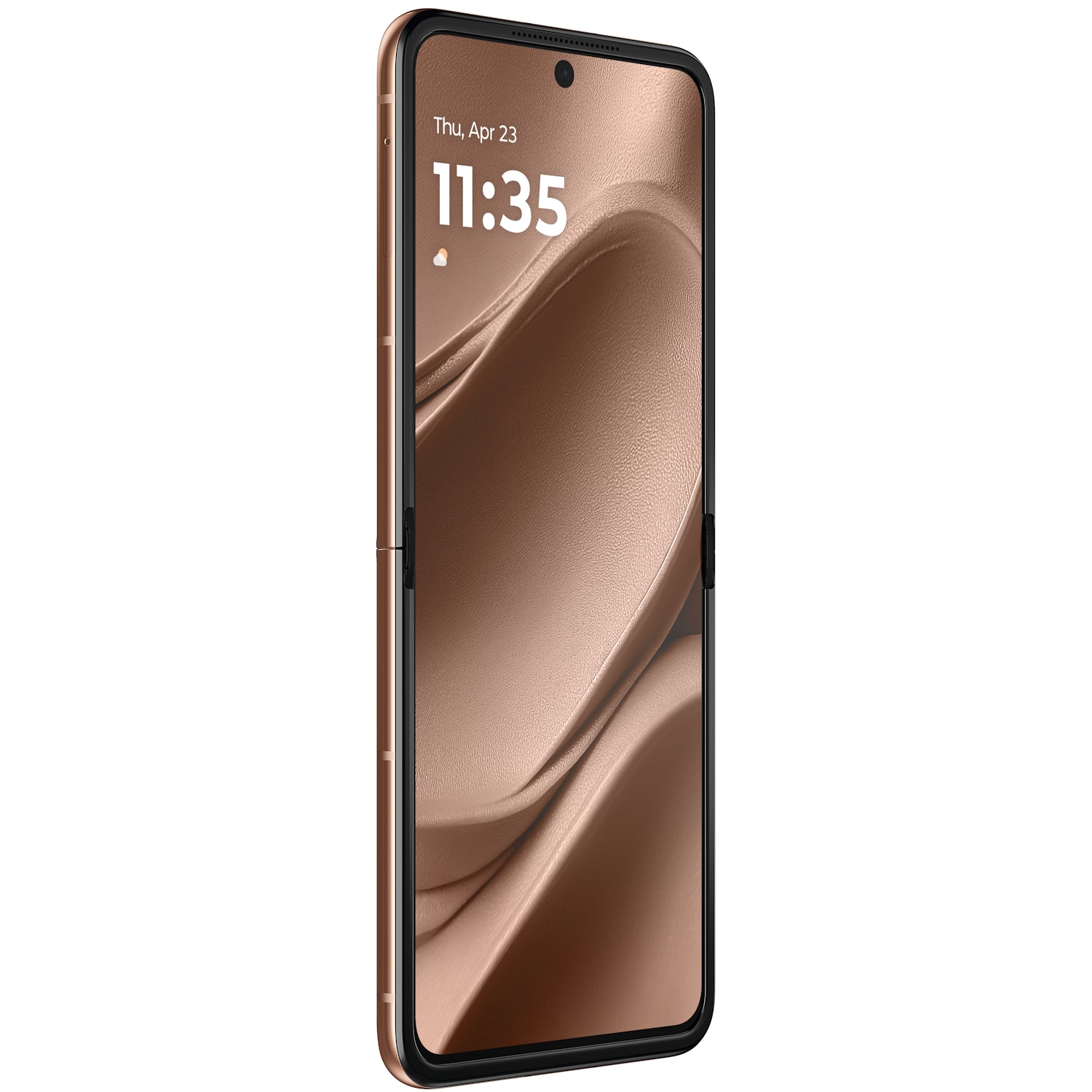 RESIGILAT: Telefon mobil Motorola razr 50 Ultra, Dual SIM, 512GB, 12GB RAM, 5G, Mocha Mousse