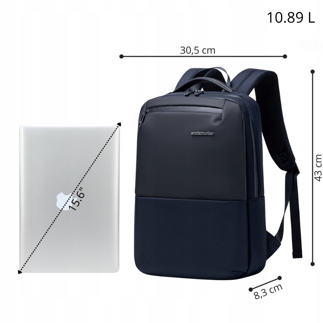 Rucsac urban, de afaceri, cu spatiu pentru laptop 15.6'' Arctic Hunter B00681 blue