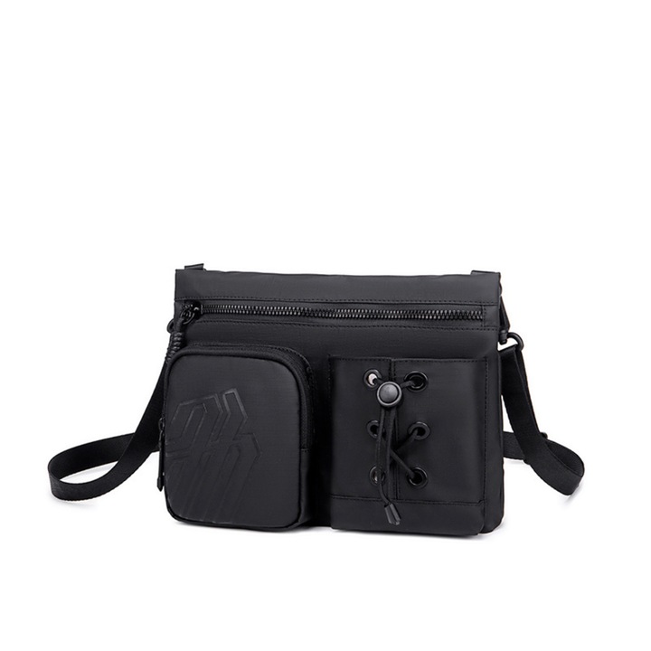 Arctic Hunter hordtáska, fekete, 31x23x4cm, 3L, unisex