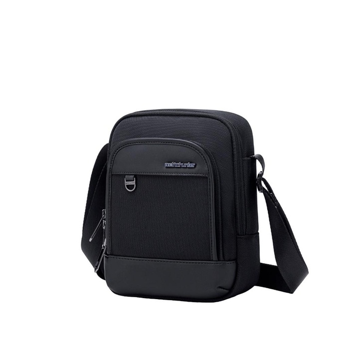 Arctic Hunter férfi táska, fekete, 24x16x7cm, 2,7L, többfunkciós zsebekkel