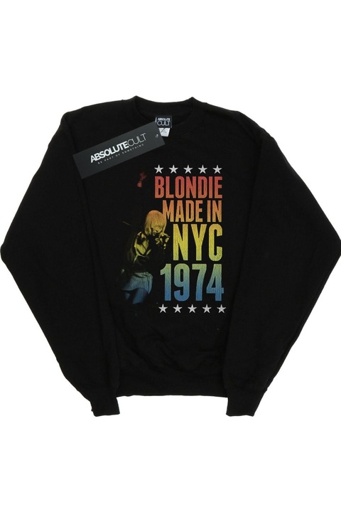 Blondie női kapucnis pulóver, Fekete