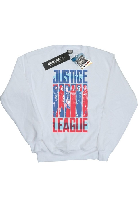 Női DC Comics Justice League kapucnis, fehér, Fehér
