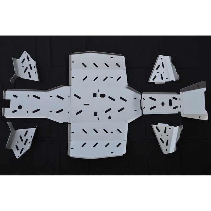 Set protectii caroserie CF Moto 550 Long, aluminiu, 25 kg, 4-5 mm, montaj inclus