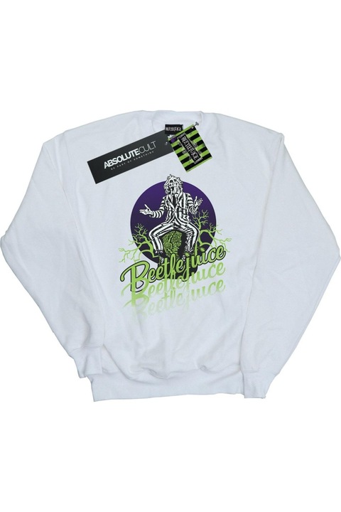 Beetlejuice kapucnis női, fehér, Fehér