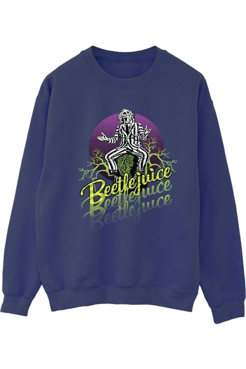 Beetlejuice kapucnis női, sötétkék, Tengerészkék