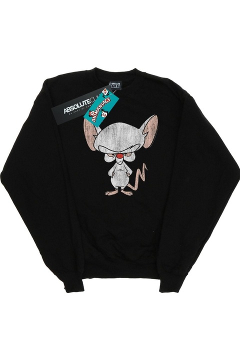 Animaniacs női kapucnis pulóver, Fekete