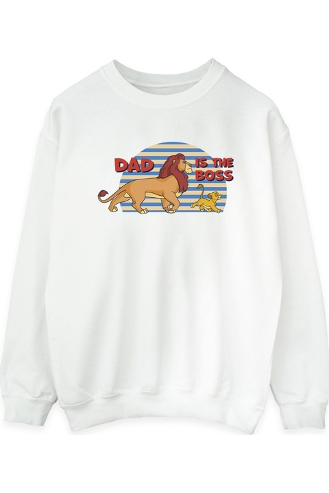 Disney The Lion King Dad Boss kapucnis női, fehér 2XL INTL