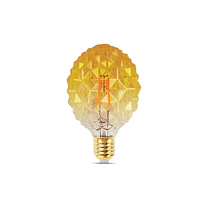 Bec LED Decorativ Filament 4W FL95 2000K E27