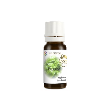 Ulei esential natural de busuioc, FlorEsential, 10ml Ulei esential natural de busuioc, FlorEsential, 10ml