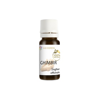 Ulei esential natural de ghimbir, FlorEsential, 10ml Ulei esential natural de ghimbir, FlorEsential, 10ml