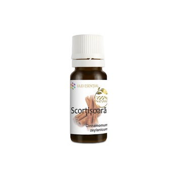 Ulei esential natural de scortisoara, FlorEsential, 10ml Ulei esential natural de scortisoara, FlorEsential, 10ml
