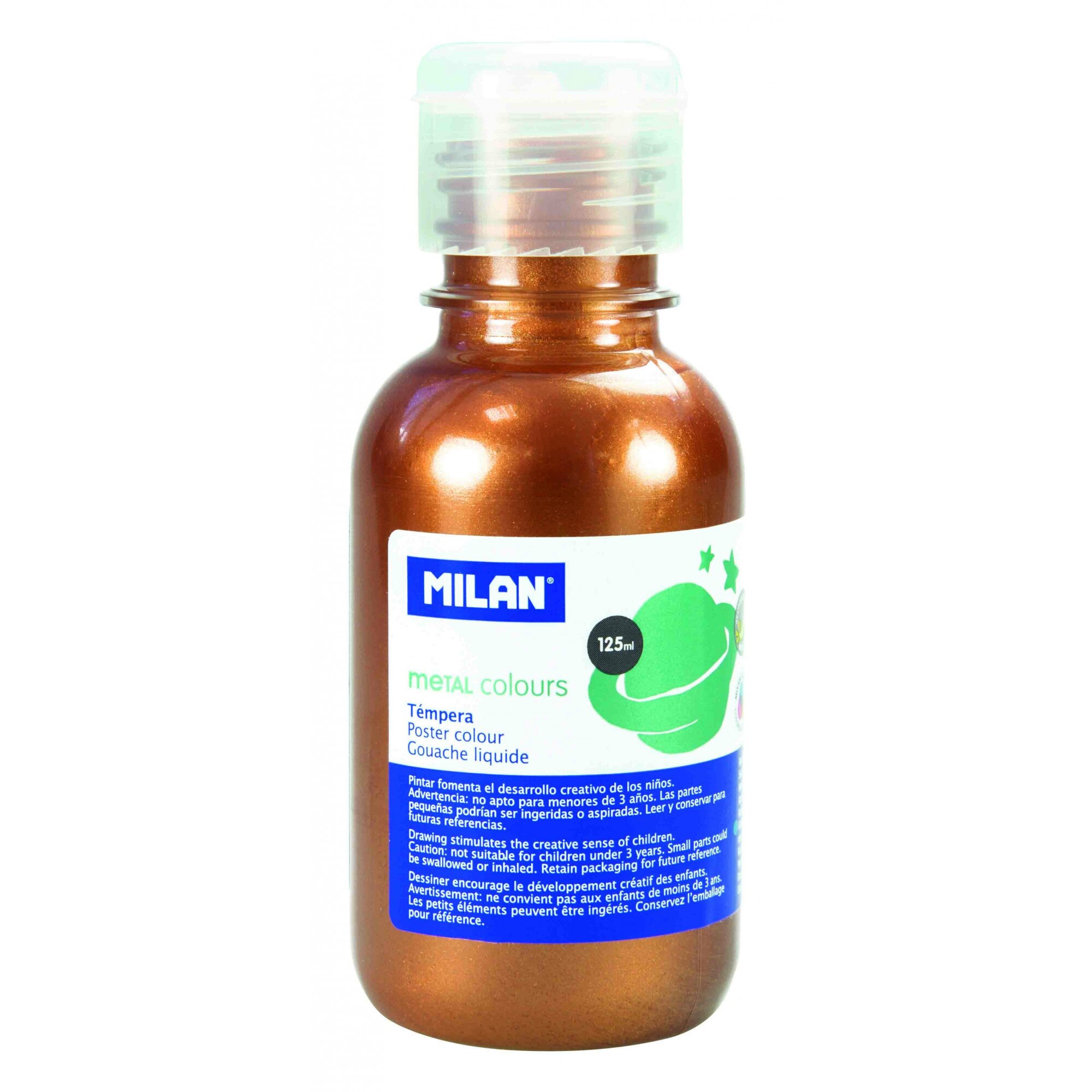 Tempera 125 ml aramiu metalizat MILAN