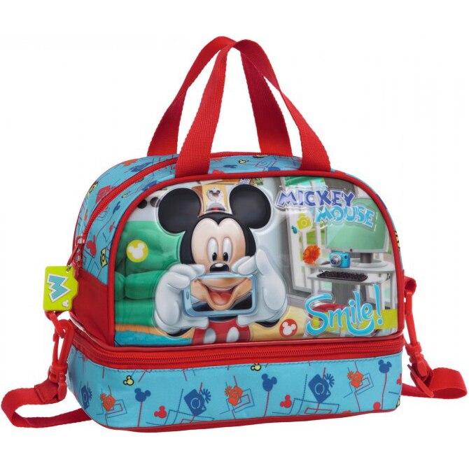 Geanta de umar, Mickey Smile, 25 cm