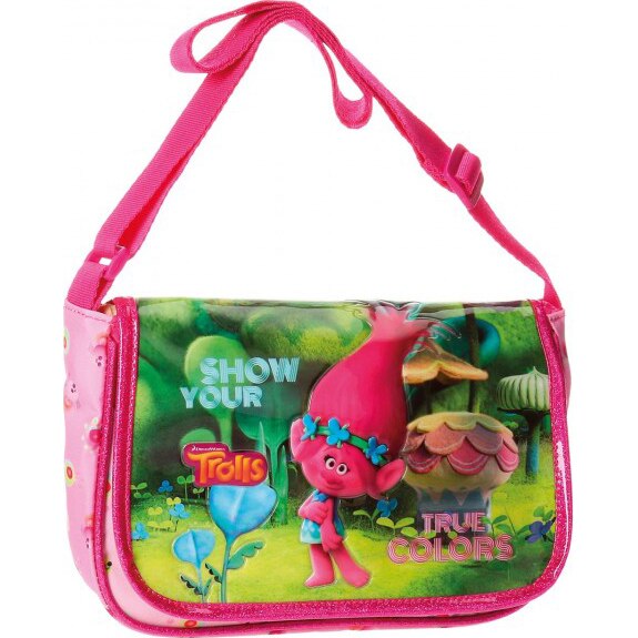 Geanta de umar, Trolls True Colors, 22 cm