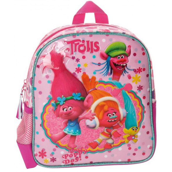 Ghiozdan gradinita DreamWorks Trolls Happy, 25 cm