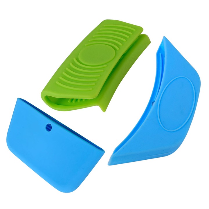 Capac de tigaie din silicon Enforose, rezistent la temperaturi inalte, design anti-alunecare, pentru diverse vase