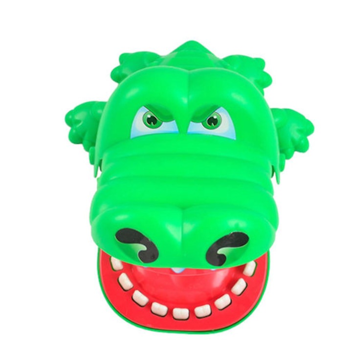 Interaktív gyermekjáték, Krokodilok játék, dinoszaurusz fogorvos, elemek nélkül, komplett készlet