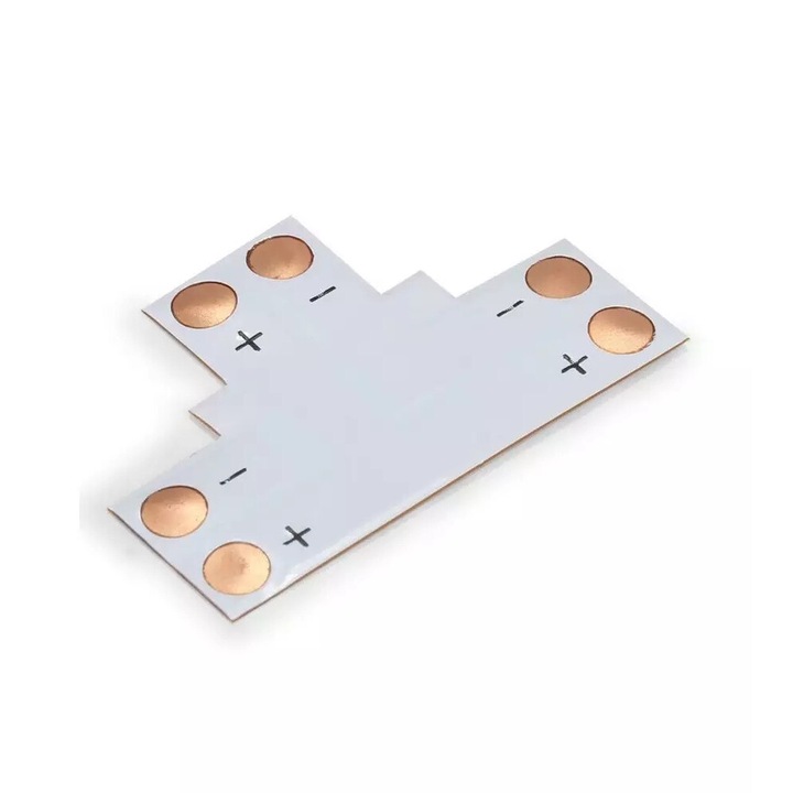 10 mm-es PCB T csatlakozó 1 színű SMD5050 5630 LED szalagokhoz